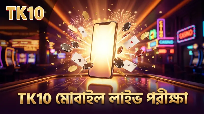 TK10 মোবাইল লাইভ টেবিলে কার্ড কাউন্টিং পরীক্ষা।