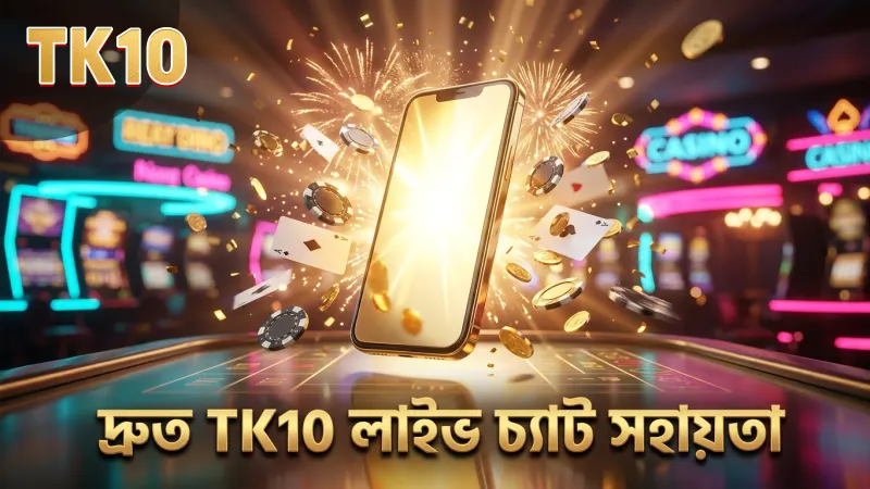 লাইভ চ্যাটে দ্রুত এবং সরাসরি TK10 সহায়তা পাওয়া যায়