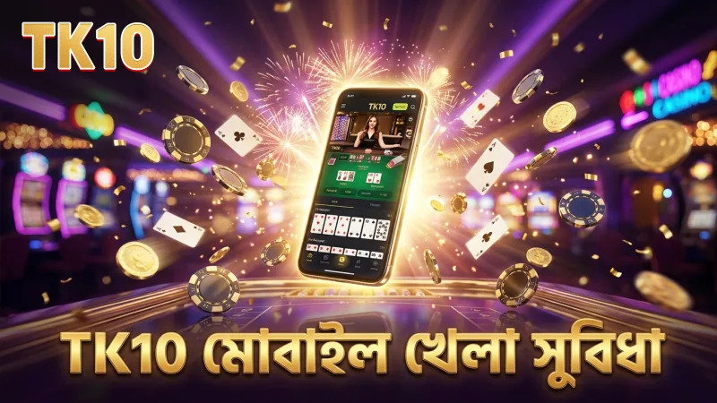 TK10 মোবাইল প্ল্যাটফর্মে দ্রুত ও নির্ভরযোগ্য খেলা।