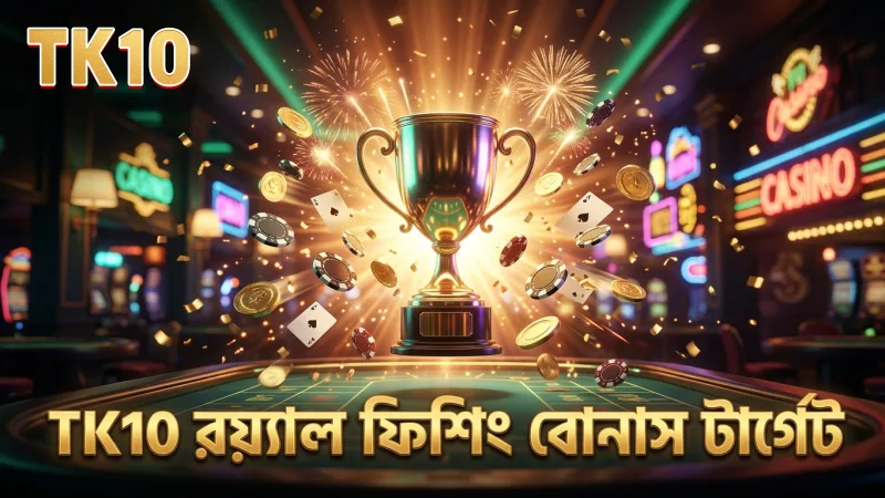 TK10-এ রয়্যাল ফিশিং বোনাস রাউন্ডে সঠিক টার্গেট বেছে নেওয়া লাভজনক।