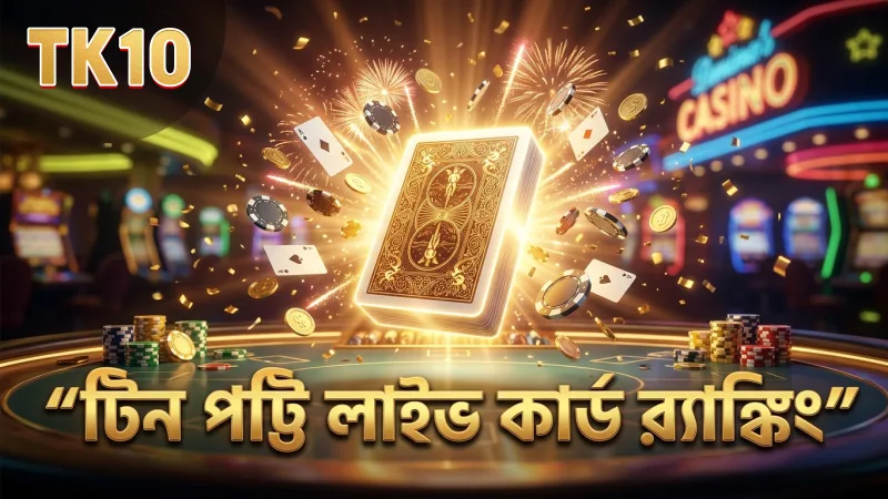 টিন পট্টি লাইভে কার্ডের র্যাঙ্কিং গুরুত্বপুর্ণ ভূমিকা পালন করে।