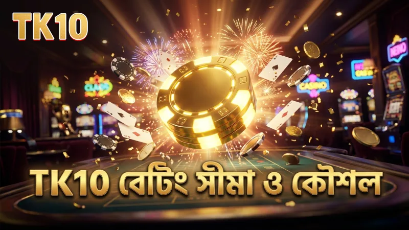 TK10 বেটিং সীমা এবং প্রো কৌশলগুলো স্পষ্টভাবে নির্ধারণ করে।