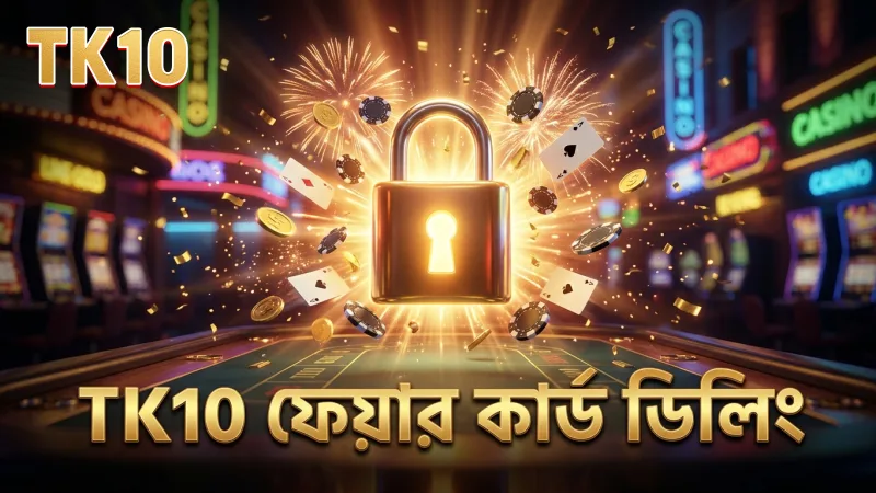 ফেয়ার কার্ড ডিলিং TK10 প্ল্যাটফর্মে বিশ্বস্ততার প্রতীক।