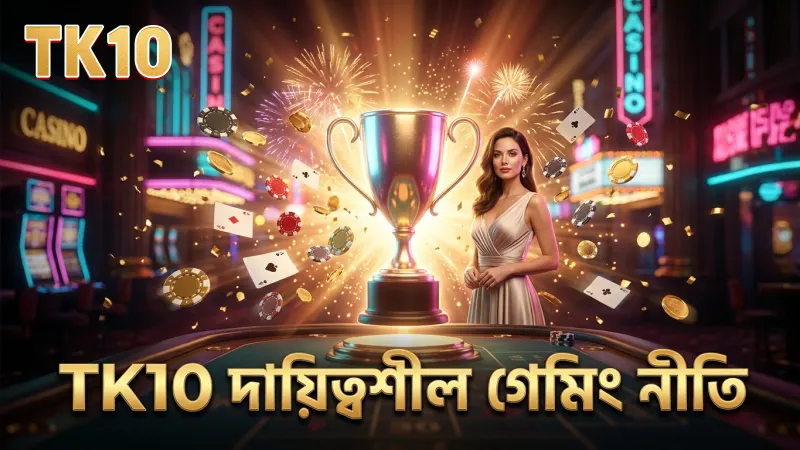 দায়িত্বশীল গেমিং TK10 ব্যবহারকারীদের জন্য একটি অবিচ্ছেদ্য অংশ।