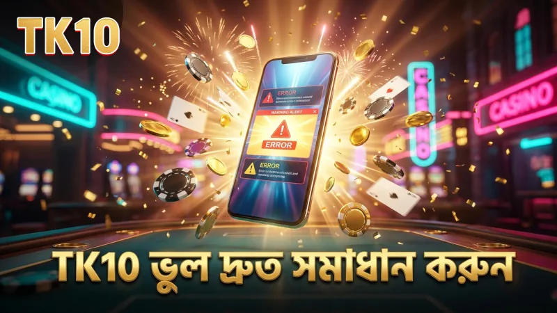 সাধারণ লগইন ভুল চিহ্নিত করে সহজে সমাধান করুন TK10-এ